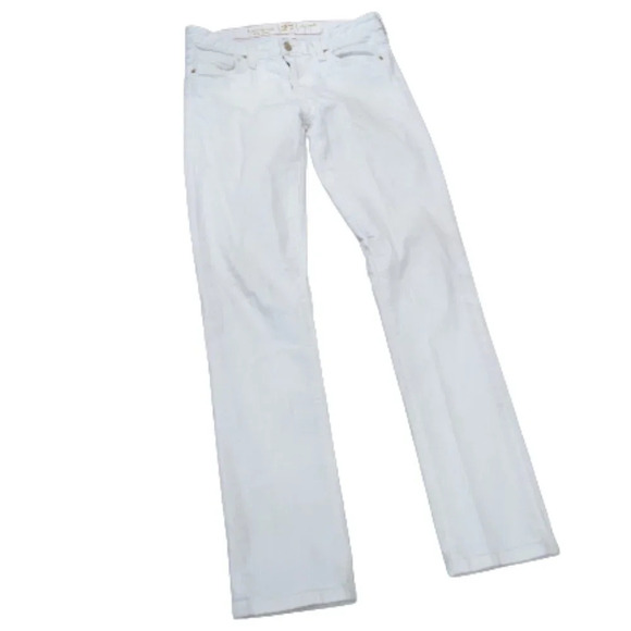 Kate Spade Play Hooky White Straight Leg Jeans size 27 - Picture 1 of 10